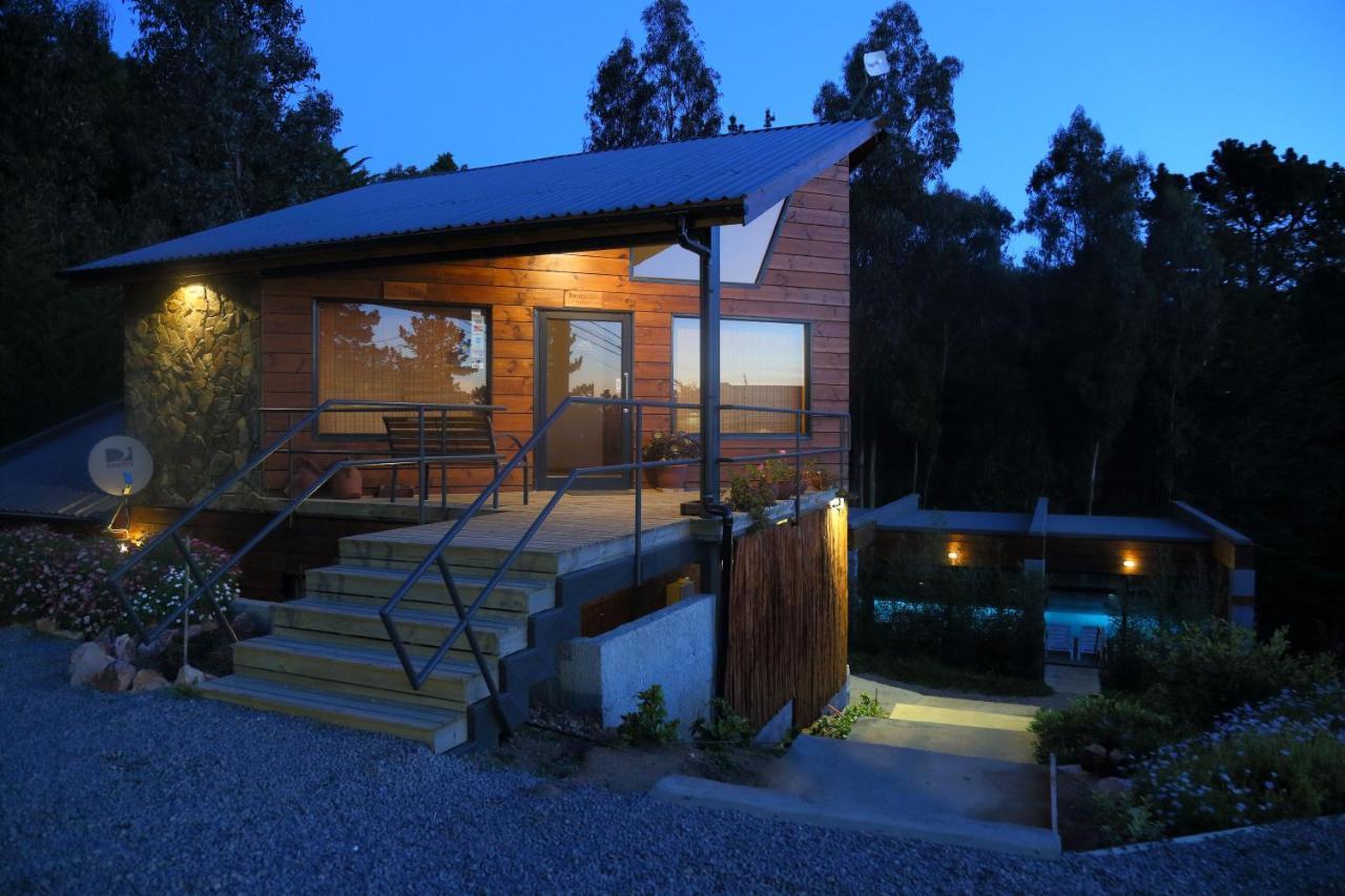 Cabanas Y Spa Costa Patagonia - Piscina Climatizada 皮奇勒姆 外观 照片