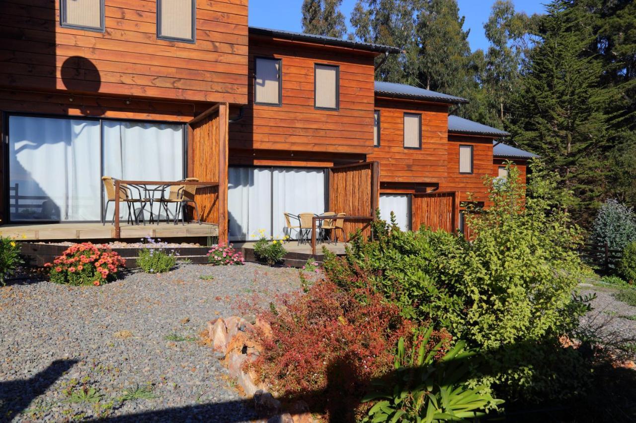 Cabanas Y Spa Costa Patagonia - Piscina Climatizada 皮奇勒姆 外观 照片
